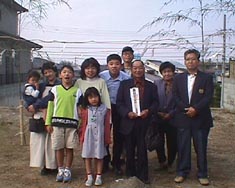 地鎮祭での御家族!